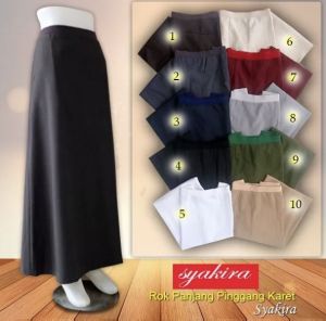 ROK KERJA KANTOR PINGGANG KARET || ROK FORMAL JUMBO || ROK KERJA KANTOR BAHAN GRASELLA || ROK KERJA MODEL A LINE