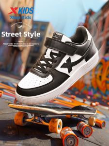 XTEP | Fall New Arrival Black White Sports Casual Childrens Shoes