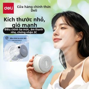 deli | Quạt Mini Gắn Kẹp Tiếng Thanh