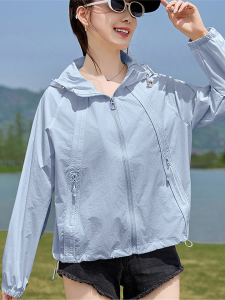 OUCAO | Sun Protection Hooded Jacket Loose Fit