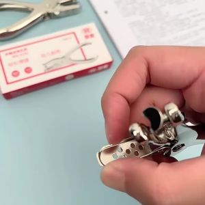 NBF- NEW Pembolong Kertas 1 Lubang / Punch One Hole/ Alat Pembolong Kertas 8 lembar 6mm