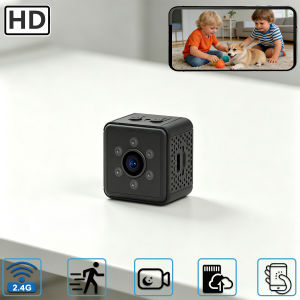 Camera An Ninh WiFi Từ Tính Mini HD 1080P Giám Sát Tại Nhà Di Động Với Tính Năng Ghi Hình Vòng Lặp & Phát Hiện Chuyển Động - Chạy Bằng Pin