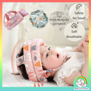 Baby safety 3 pcs set Head Protection Adjustable Soft Safety Baby Helmet Walk Safety Headguard Baby Head Security Protection Baby Knee Protector