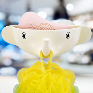 Anya Frog Soap Box Wall-Mounted Soap Holder Sucker Soap Box Cute Creative Punch-Free Tree Frog Storage Rack