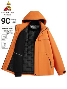 Mexican | 3-in-1 Detachable Down Insulated Waterproof Windproof Jacket