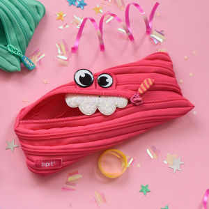 Zipit | Cute Cartoon School Supply Pouch M