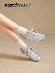 Agsdon | Silver Miu Style Ballet Training 2026 New Athletic Casual Shoes