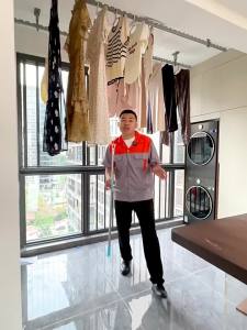 DIEYUAN | Side-mounted Hand-cranked Small Balcony Aluminum Alloy Fixed Clothes Drying Rack
