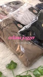 Jogger Rayon Nyaman Pinggang Elastis dengan Karet Bawah untuk Gamis