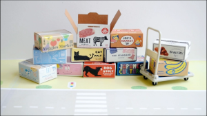 Greeting Life Haco Seal Stickers in a Miniature Delivery Box