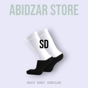 kaos kaki sekolah hitam putih - kaos kaki sdsmpsma - kaos kaki hitam putih tebal