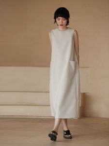 hacikis | Elegant Simple Colorful Comfortable Versatile Sleeveless Dress