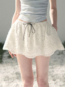 SHAOYEYAN | French Flower Lace Half Skirt