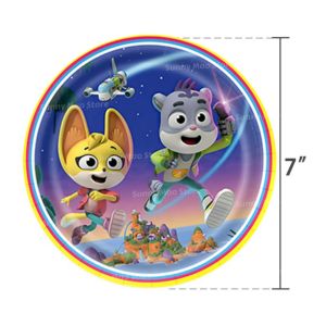 Hasbro | The Creature Cases Birthday Party Decoration Kit Paper Disposable Tableware Cup Plate Cake Toppers Baby Shower Party Supplies