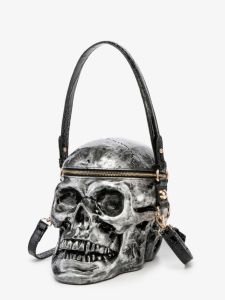 Skull Funny Halloween Handbag Export Bag Shoulder Messenger Bag Europe and America Cross Border Bag