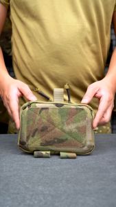 IDOGEAR Tactical Medical Pouch First Aid Kit EMT EDC Waist Pouch Laser Cut MOLLE Saber Storage Bag Outdoors Med Pouch Multi-function Tool Bag 3583