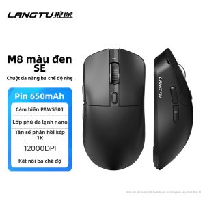 LANGTU | Chuột Chơi Game Không Dây Bluetooth LED Đèn Ergonomic Nhẹ
