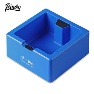 BINCOO Square Coffee Grounds Knocking Box Large Capacity Grounds Bucket