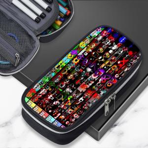 Hộp Đựng Bút Sprunki Rhythm Box Mới Cho Học Sinh Tiểu Học Và Trung Học Nam Nữ Trẻ Em Hộp Đựng Đồ Dùng Học Tập Bằng Vải Oxford in Họa Tiết Hoạt Hình