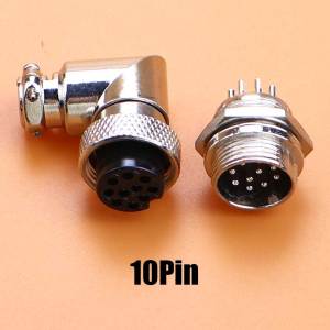 1Set 2Pin 3Pin 4Pin 5Pin 6Pin 7Pin 8Pin 9Pin 10Pin GX16 Male Female Metal Aviation Plug Socket Connector