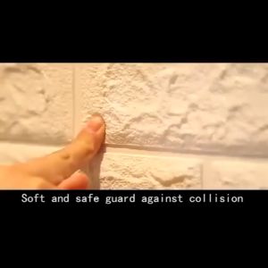 Thickened 3D Wallpaper  Bedroom Decoration Wall Sticker Moistureproof Waterproof Foam