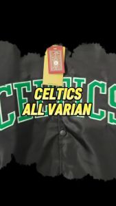 RUBBY - Basketball Jacket Celtics All Varian Varsity Vintage Bomber Bordir Pria Wanita