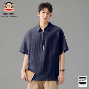 Paul Frank | Áo Polo Phong Cách Cổ Điển Từ Vải Linen