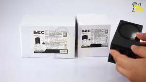 BEC โคมไฟภายนอก ติดผนัง รุ่น PINE PUD04 ทรงเหลี่ยม กันน้ำ ใช้กับขั้ว GU10 (โคมเปล่า) ใช้ภายนอก IP44 ประกันศูนย์