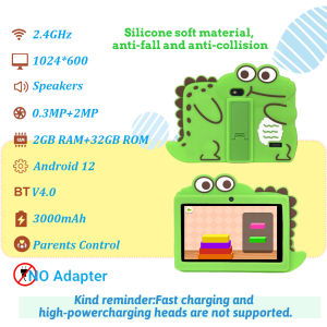 New 7-inch tablet or protective case Android dual camera equipped with IWAWA educational software parental control