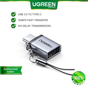 UGREEN Type C to USB 3.0 Adapter USB C OTG Converter USB to TypeC USBC Type-C Thunderbolt 3 for Chromebook Macbook Huawei P9 / P10 / P20 / Mate 9 / Mate 10 Samsung S8 Xiaomi 4C Nexus 5X 6P LG G5 MacBook Air 2020 iPad Pro 2020 Galaxy Note20 Ultra