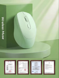 Wireless Mouse for Office Use Quiet Rechargeable Suitable for Asus HP Lenovo Dell Computers 2025 Model Eurobird Brand