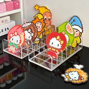 WEIAI | Transparent Divided Storage Organizer Acrylic Handmade Pegboard Display Rack