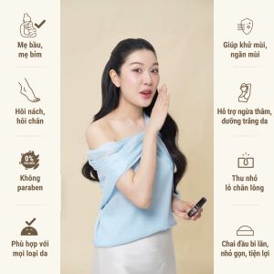 Combo 2 Chai Serum Khử Mùi Mờ Thâm Nách Và Chân SHeGAN - Khử Mùi Ngăn mùi Mồ Hôi Dưỡng Ẩm Vùng Da Dưới Cánh Tay Phù Hợp Cho Mọi Loại Da Khử Mùi Hôi