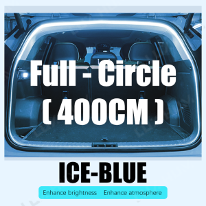 Car Trunk Led Light 200cm/400cm Hidden Flexible Light Strip Automatic On/Off Non-Destructive Installation Universal for 12V/24V