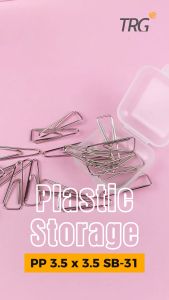 TRG Plastic Storage Box PP 3.5 x 3.5 SB-31 - Tempat Penyimpanan Kotak Plastik Kecil Serbaguna 35 x 35 cm TRG