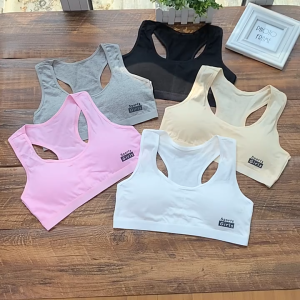 Girls Cotton Sports Bra | Teen Wireless Training Bra