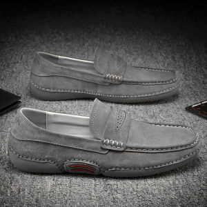 Paul Camel Mens Shoes 2025 New Style Casual Breathable Leather Slip-On Loafers Fashionable Single Shoes for Men