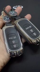 เคสรีโมทรถ Honda Civic Fe All New HRV 2023 Gen 11 แบบ 2 ชั้น ปุ่มมีสารเรืองแสง (Alloy Up Grade Luminescence 3D Silicone Push button Guard) Model Honda All New Honda HRV e HEV Civic RS 11 Generation Smart Key 2 3 และ 4 ปุ่ม