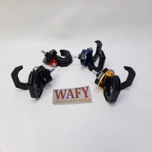 Gantungan Barang Motor Stelan Cabang 2 Universal NmaxAeroxLexiVarioScoopyBeatFinoMio Gt Dll