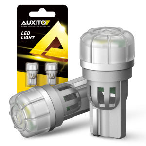 AUXITO T10 ไฟรถยนต์ Led W5W T10 2ชิ้นหลอดไฟ 2825 168 LED 194 สำหรับโดมตกแต่งภายในรถยนต์ไฟจอดรถ
