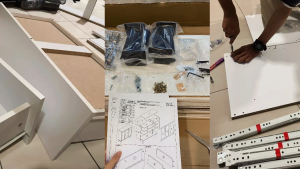 QC Home Drawer Chest | Almari Baju | Wardrobe storage | Kabinet Laci | Bedside Tabel Nara