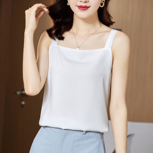 Áo Ba Lỗ Không Tay Voan Mùa Hè Cho Nữ Áo Ba Lỗ Không Tay Dáng Rộng Đa Năng Áo Ba Lỗ Không Tay Đơn Giản Giúp Thon Gọn