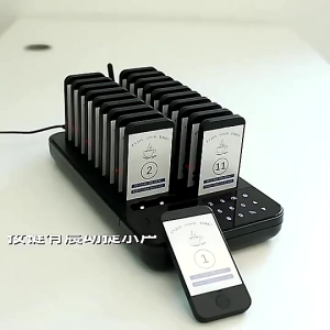 Wireless Calling Paging System Beeper Page with Buzzers for Restaurant Clinic Coffee Shop Food Truck