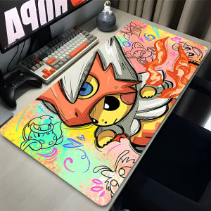 Potdemiel | Pikachu Cosplay Dark Anime Gaming Mouse Pad Large Extended Desk Mat Non-Slip Base for Gamer