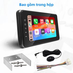 Máy Nghe Nhạc Đa Phương Tiện Hàng Hải 8 Inch Chống Nước IPX6 Với CarPlay Không Dây Android Auto Cho Xe ATV Ô Tô Thuyền Xe Máy - Máy Nghe Nhạc MP3