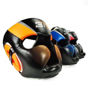 Children Adutls Boxing MMA Muay Thai Helmet Martial Arts Headgear Guard Protector Training Equipment