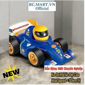 Xe điều khiển Mini Wulu Drag Drift F1 Formula 1:18 4WD +30km/h siêu nhanh có đèn led