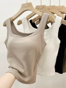 QIAOCHENXIAN | Padded Seamless Bralette Top for Women