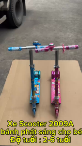 XE TRƯỢT 2009A XLM CHO BÉ  BÁNH CÓ ĐÈN PHÁT SÁNG