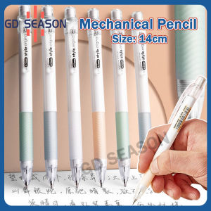 0.5mm/0.7mm Mechanical Pencil Ins Style Non-slip Grip with Eraser Smooth Writing Large Capacity